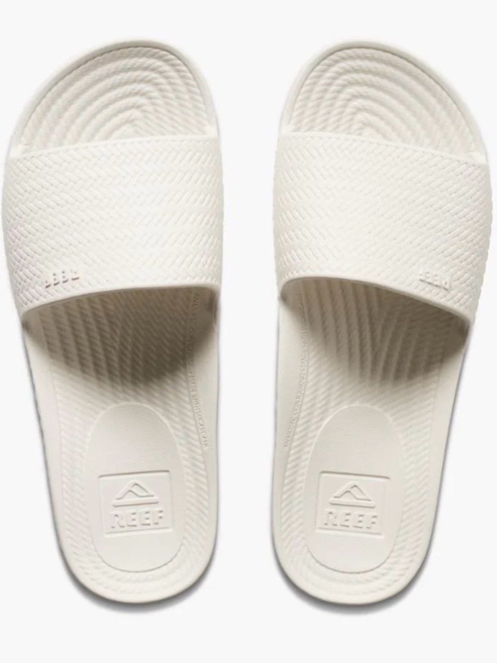 Reef Women’s Water Scout Slides Sandals Size 11 White Sugarcane